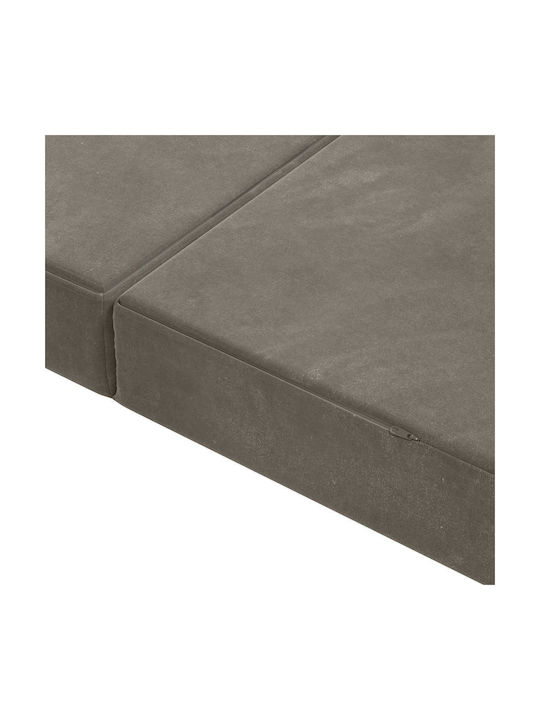 vidaXL Pernă De Podea Din Catifea Gri Deschis 67x180cm