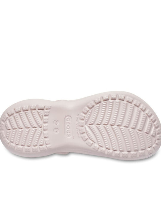 Crocs Bae Γυναικεία Σαμπό Ροζ