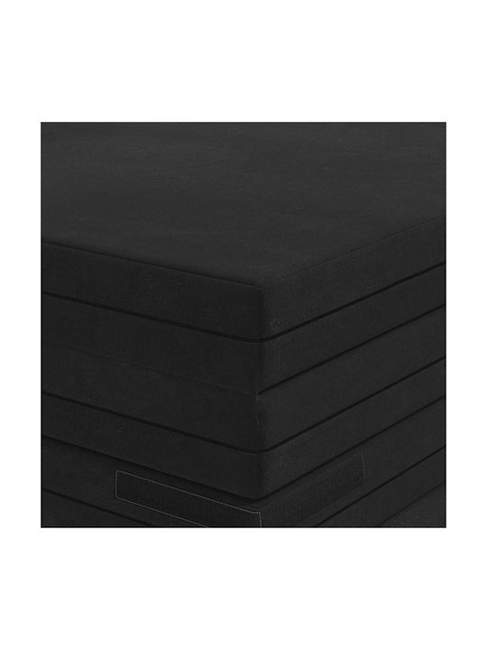 vidaXL Samt Dekorativer Kissenbezug Schwarz 67x140cm