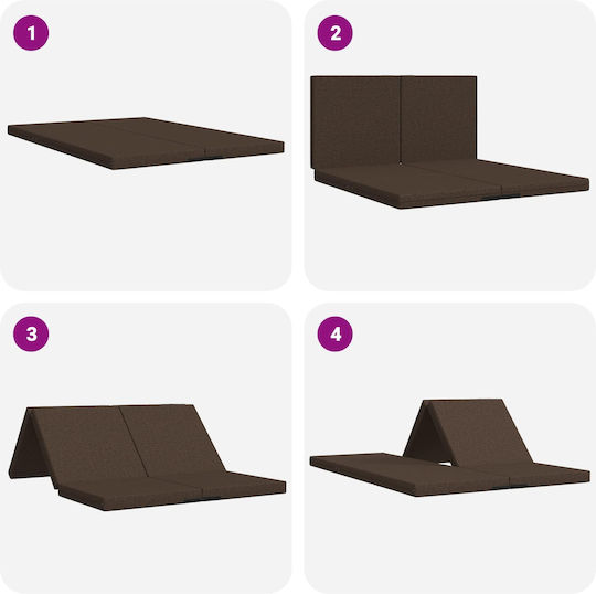 vidaXL Față De Pernă Taupe 67x140 Cm