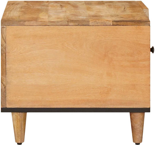Măsuță Centrală Rectangulară din Lemn Masiv Maro M80xL50xÎ40cm