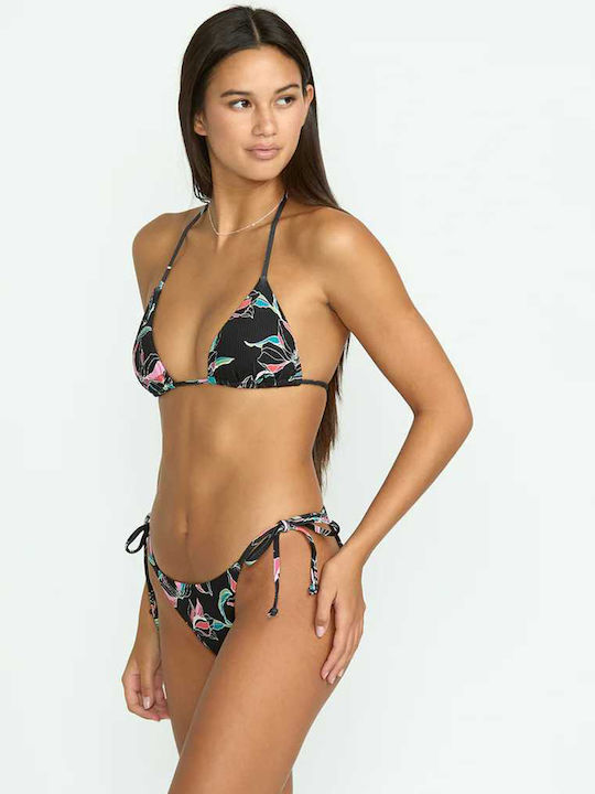 Bikinihosen Slip mit Schnürung Blumen