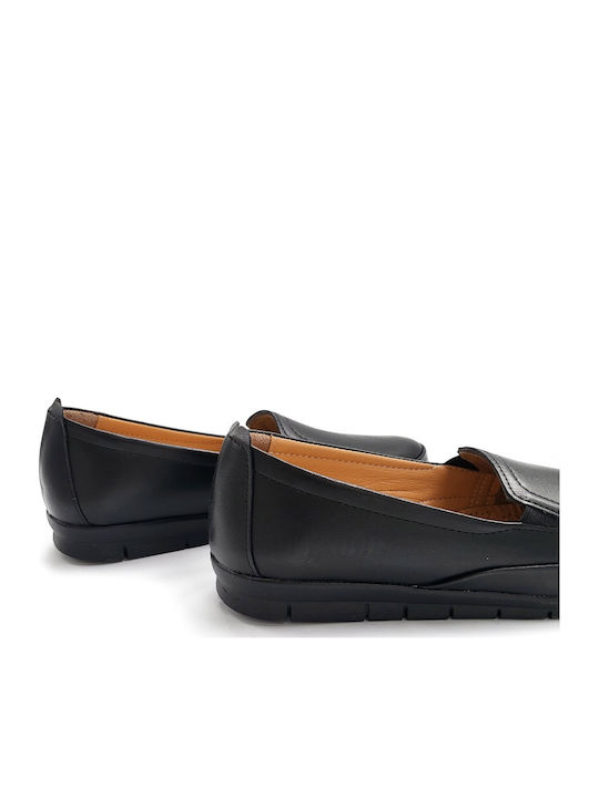 Anatomic Women's Leather Black Slip-Ons
