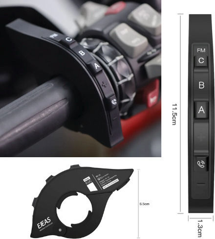 EJEAS V6 PRO+ & EUC Einzelne Gegensprechanlage für Helm Motorrad mit Bluetooth