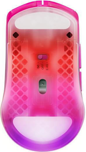 SteelSeries Aerox 3 Wireless Gen 2 Ασύρματο RGB Gaming Ποντίκι 26000 DPI Magenta Haze