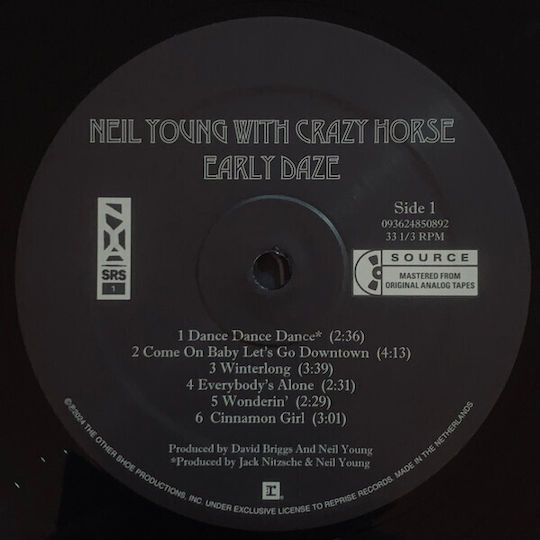 Neil Young Crazy Horse Early Daze Vinyl