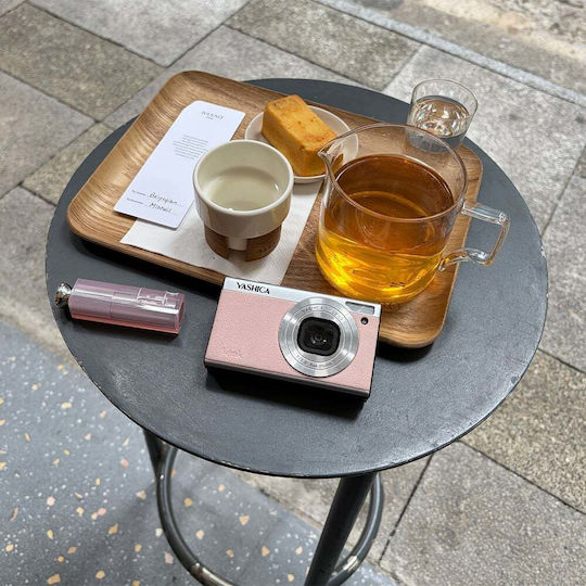 Yashica Tank Compact Camera 12MP Optical Zoom 8x Pink