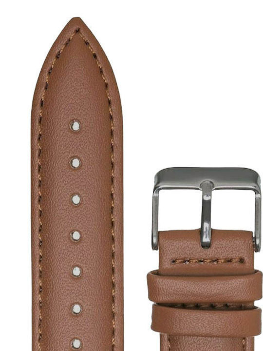 Tzevelion 660 Lederriemen Tabac Braun 18mm