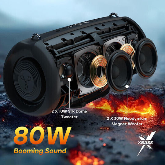 Tribit Stormbox Lava Boxă Bluetooth Neagră