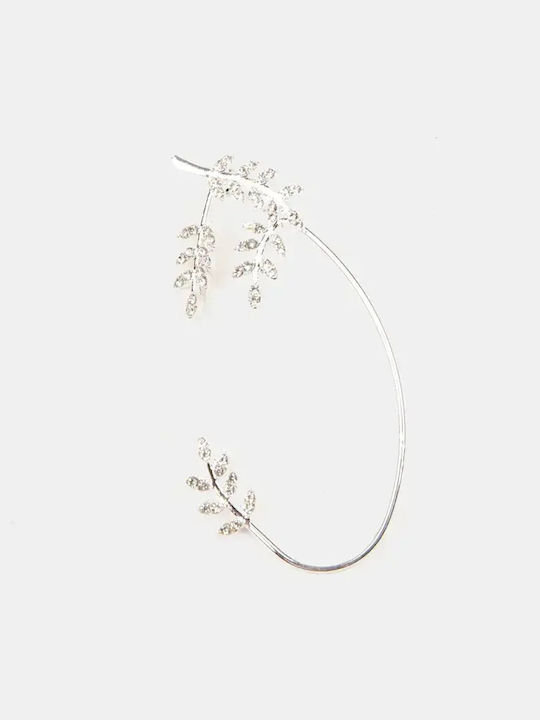 Σκουλαρίκι Ear Cuff Καρφωτό Δεξί Ασημί Ασημί