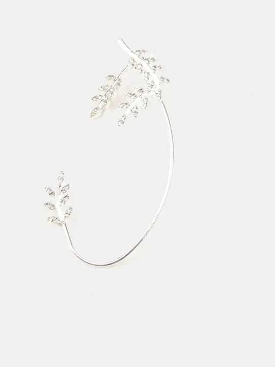 Σκουλαρίκι Ear Cuff Καρφωτό Δεξί Ασημί Ασημί