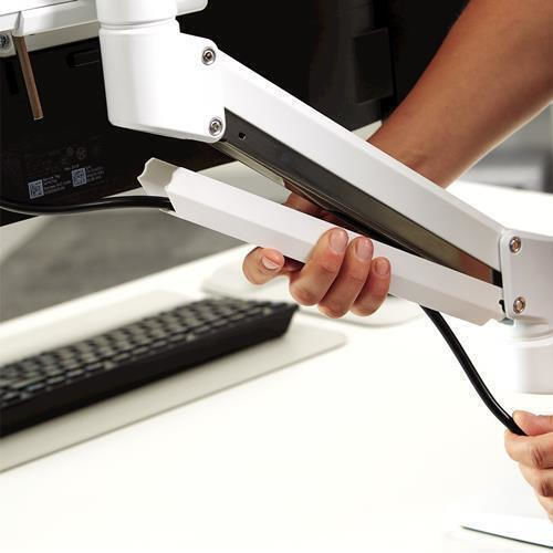 Fellowes Tallo Modular 2MS Βάση Γραφείου για 2 Οθόνες έως 32" με Βραχίονα Λευκή