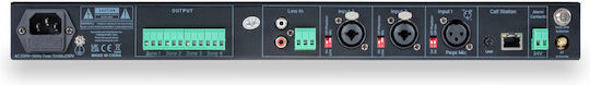 Helvia HMX44 PLAY Integrated Commercial Amplifier 4 Channels and Radio Connection