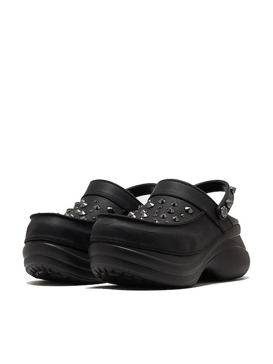 Crocs Bae Studded Femei Sabot Negre