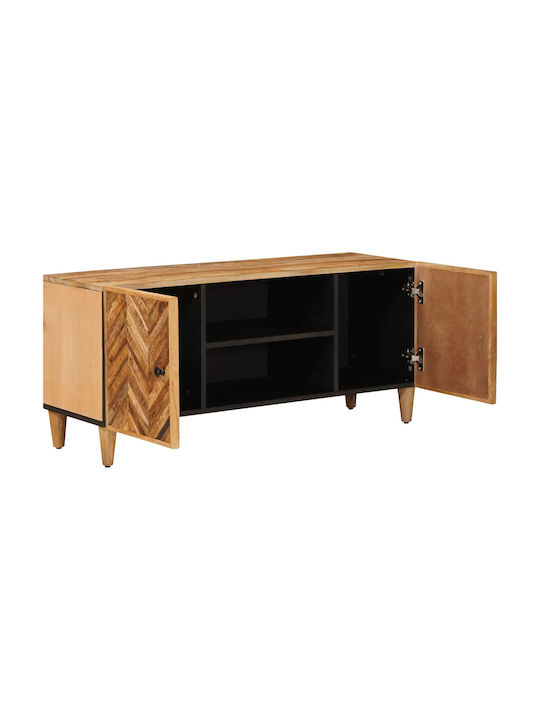 Massivholz Sideboard Braun 105x33.5x46cm