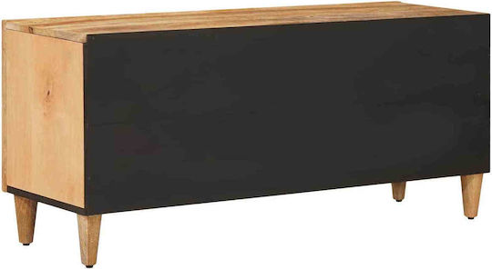 Solid Wood Sideboard Brown 105x33.5x46cm