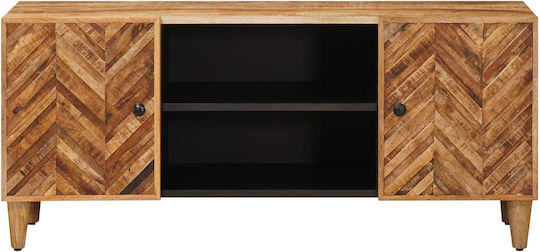 Solid Wood Sideboard Brown 105x33.5x46cm