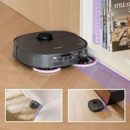 Eureka J15 Ultra Прахосмукачка Робот с Картографиране с Лазер и Всмукателна Мощност 19000Pa Бяла