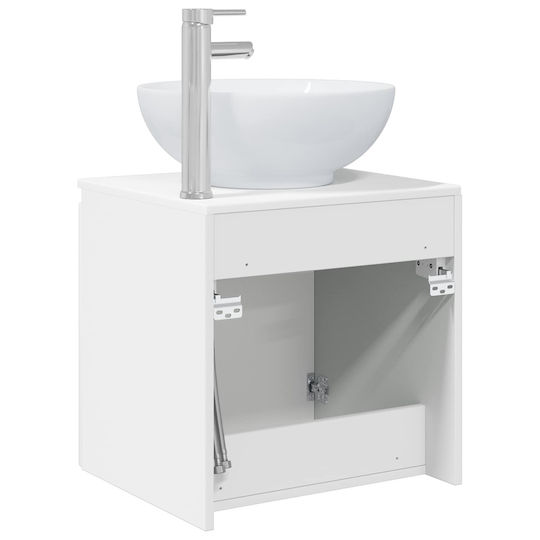 vidaXL Плот Без Мивка 49.5x44.5x65см Бял