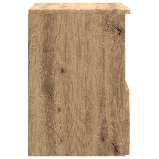 vidaXL Badezimmer Waschtisch-Einheit M30xB44.5xH50cm Eiche
