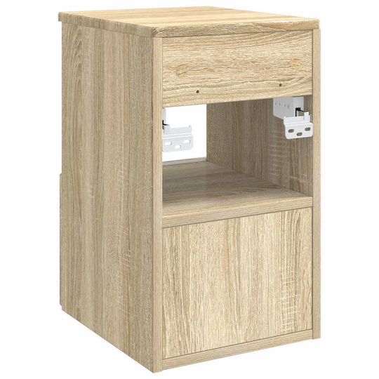 vidaXL Плот Без Мивка 30x44.5x50см Дъб Сонома