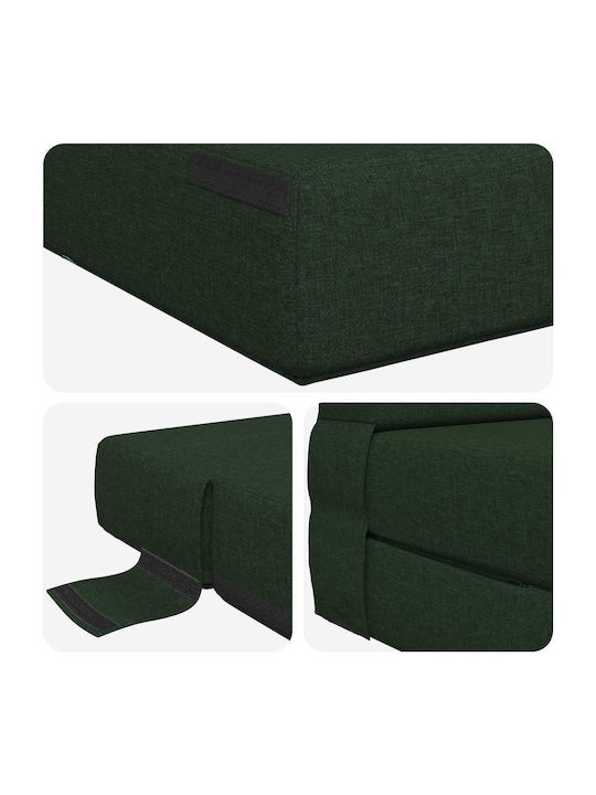Armchair Bed Green 70x72x60cm
