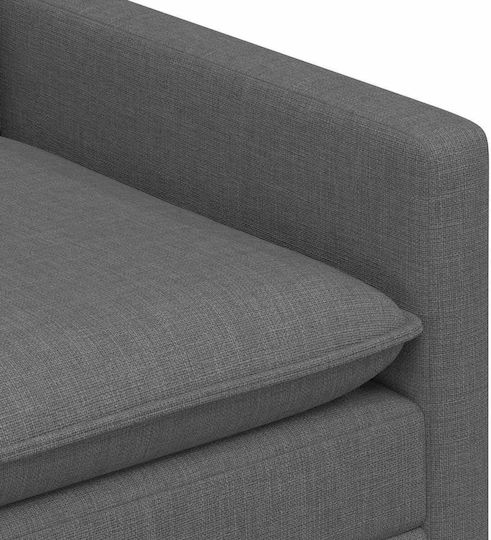 Πολυθρόνα 76x81x87.5cm Σκούρο Γκρι