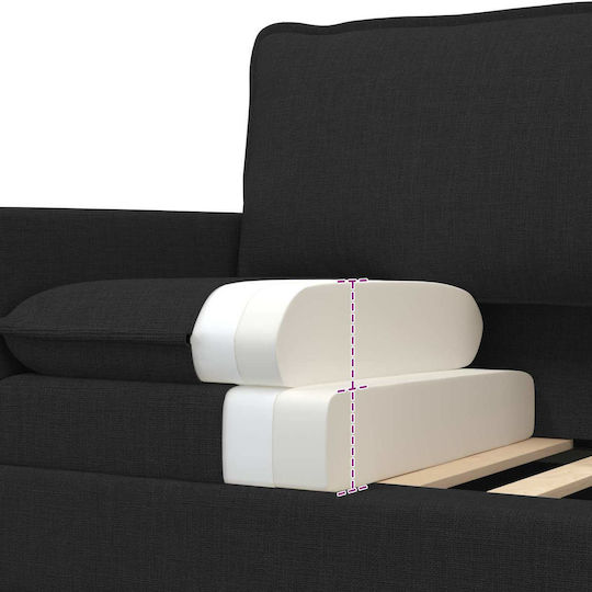 Scaun De Relaxare Negru 76x81x87.5cm