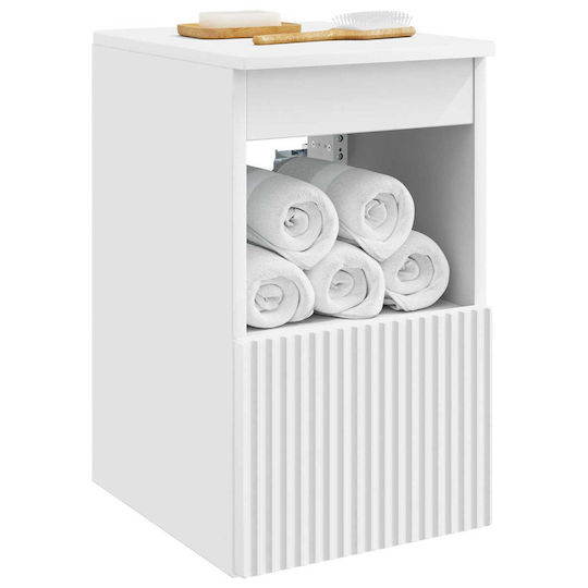 vidaXL Vanity Unit Without Sink M30xD35xH50cm White