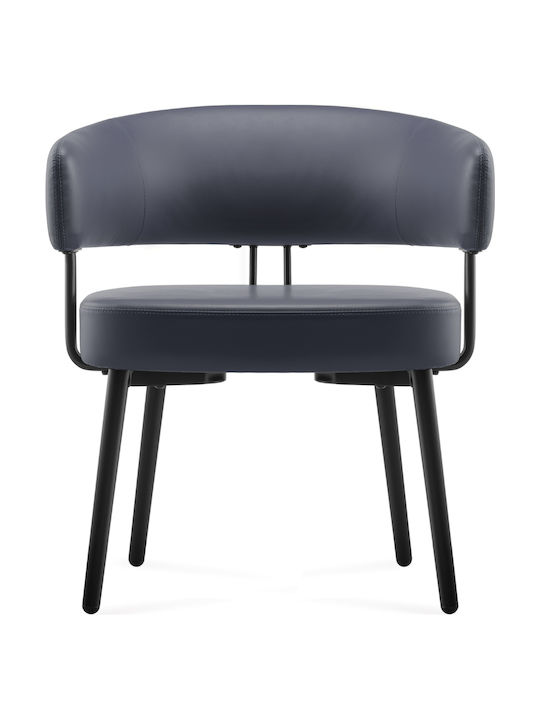 Visitor Chair Symphony in Blue Colour 64x55x77cm