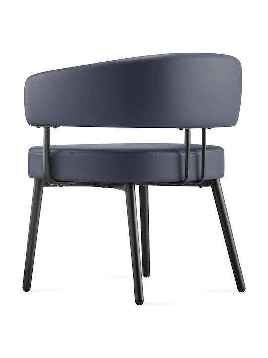 Visitor Chair Symphony in Blue Colour 64x55x77cm