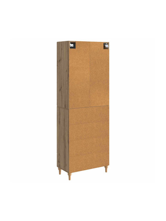 Bücherregale Braun 2 Stück 66x34.5x90cm