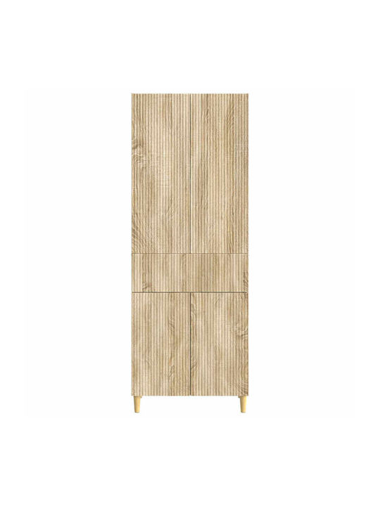 Βιβλιοθήκες Καφέ (2τμχ) 66x34.5x90εκ.