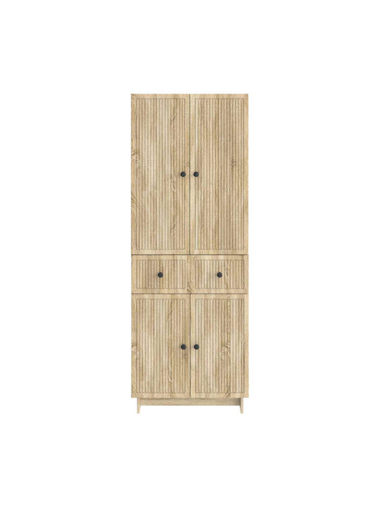Brown Bookcases (2 pcs) 66x34.5x90 cm