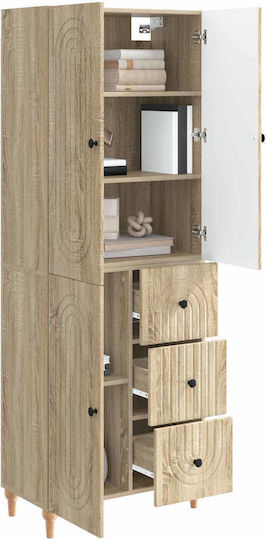 Bücherregale Braune 2Stücke 66x34.5x90cm