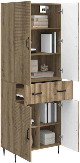 Bücherregale Braune 2Stücke 66x34.5x89.5cm