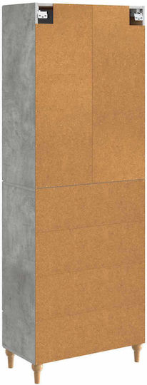 Βιβλιοθήκες Γκρι (2τμχ) 66x34.5x95εκ.