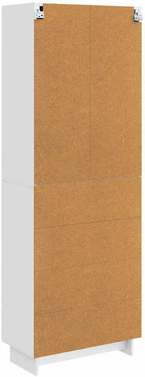 Бели Етажерки (2 Броя) 66x34.5x95 см
