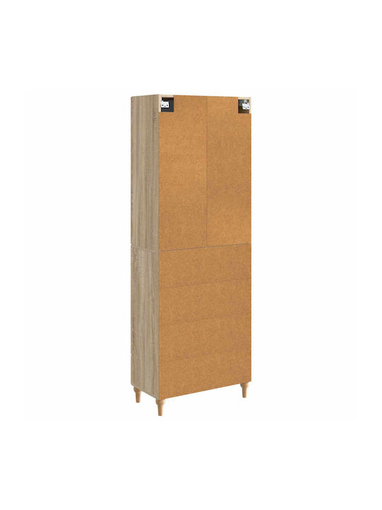 Шкафове Стенни Кафяви (2 Бр.) 66x34.5x90 см