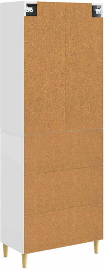 Bücherregale Weiß (2 Stück) 66x34.5x90cm