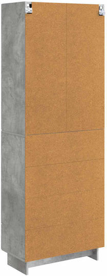 Bücherregale Grau 2Stücke 66x34.5x95cm