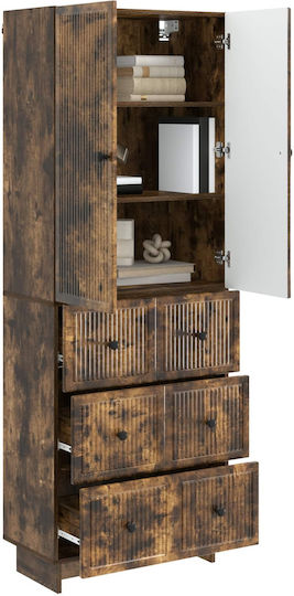 Кафява Етажерка (2 Броя) 66x34.5x90 см