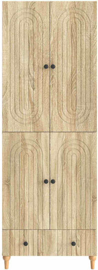 Bücherregale Braune 2Stücke 66x34.5x95cm