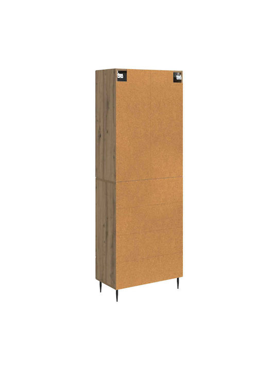 Bücherregale Braune 2Stücke 66x34.5x89.5cm
