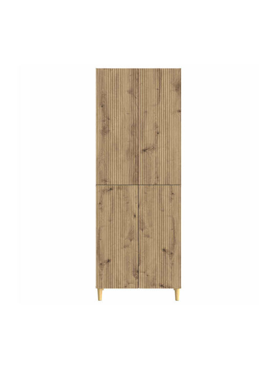 Βιβλιοθήκες Δρυς (2τμχ) 66x34.5x90εκ.