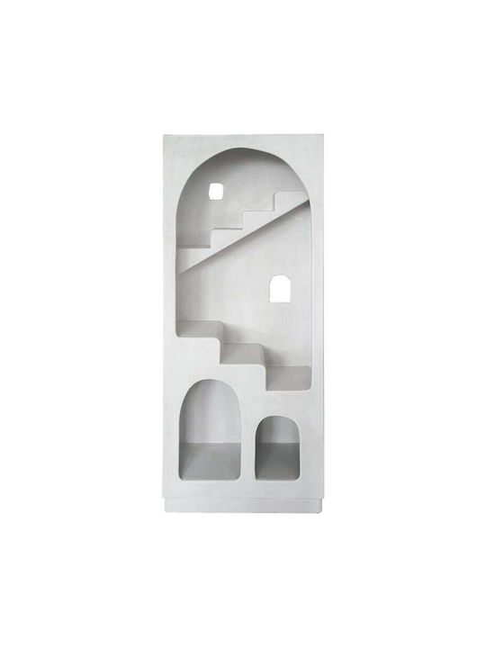 Bücherregal Boolten Weiß 80x38x190cm