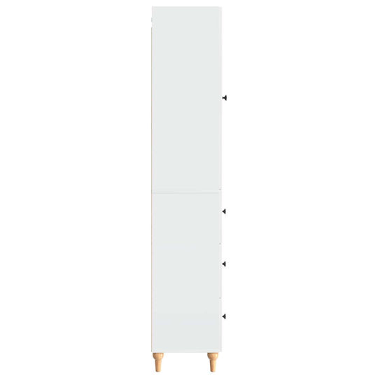 vidaXL Στήλη Μπάνιου Τοίχου Μ33xΒ34.5xΥ90cm Λευκή