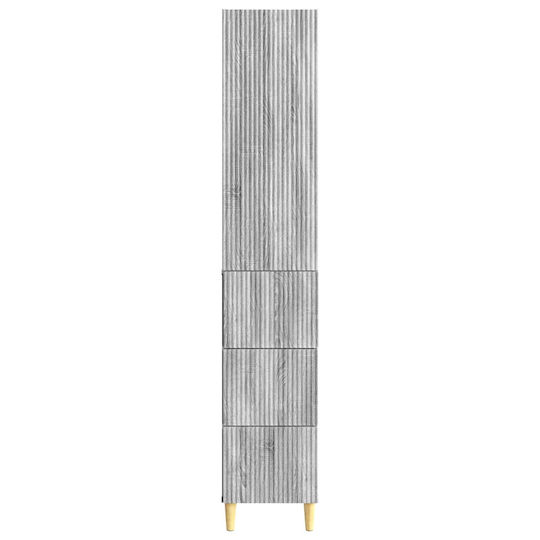 vidaXL Στήλη Μπάνιου Τοίχου Μ33xΒ34.5xΥ90cm Sonoma