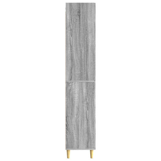 vidaXL Στήλη Μπάνιου Τοίχου Μ33xΒ34.5xΥ90cm Sonoma