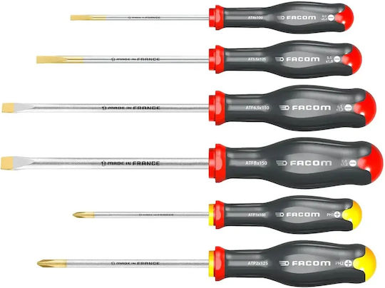 Facom Set 6 Electrician Precision Screwdrivers